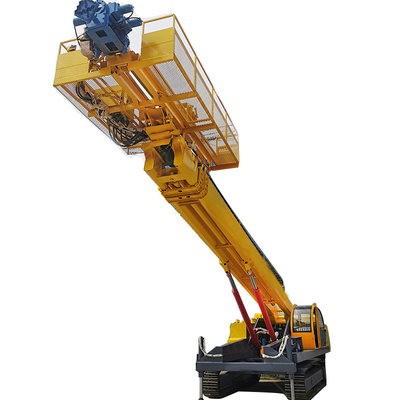 Machinery repairs workshop Hongrun full hydraulic crawler drive double pipe multi-function top rotary jet grouting anchor drill rig
