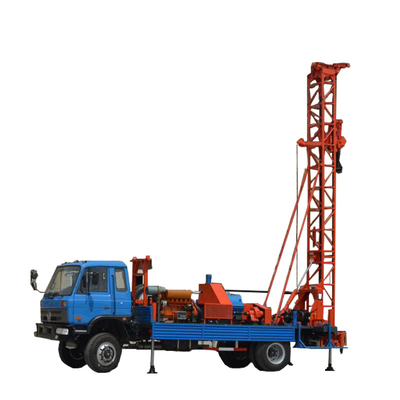 Portable water well drilling rig diesel engine truck mounted drilling rig for sale