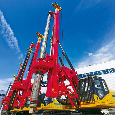 Construction works&amp;#194; &amp;#160; Installation of RockTec RT80 Mini Hydraulic Rotary Pile Drilling