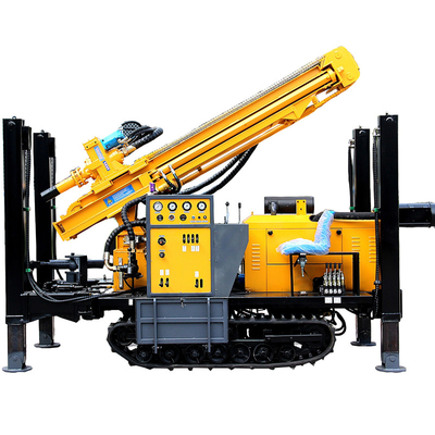 Crawler Type 300m Portable Water Wells Rock Drill Rig 180m 200m Hydraulic Air Water Well Rig